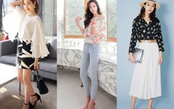 Thời trang sơ mi voan Hàn Quốc