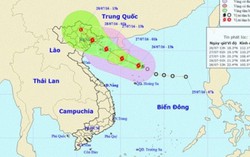 Bão số 1 đổ bộ, gây mưa lớn đêm nay