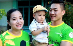 Vợ chồng Quốc Cơ - Hồng Phượng chúc khán giả đón Tết trung thu đầm ấm