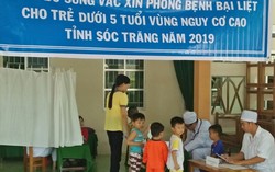 Cho trẻ dưới 5 tuổi tại các vùng nguy cơ cao uống vắc xin bại liệt bổ sung