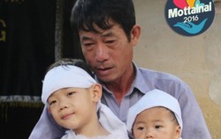 Trao tiền hỗ trợ cho 2 cháu bé mất mẹ vì TNGT