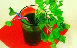 Sinh tố rau má nước dừa tươi