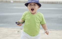 Phượt thủ nhí 18 tháng bỗng dưng nổi tiếng