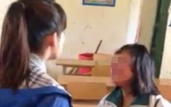 Phụ huynh nghẹt thở khi xem clip nữ sinh đánh nhau