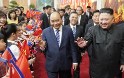 Thủ tướng Nguyễn Xuân Phúc tiếp Chủ tịch Triều Tiên Kim Jong-un