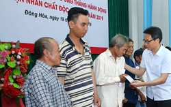 Còn nhiều nạn nhân chất độc da cam chưa đủ điều kiện để nhận trợ cấp xã hội thường xuyên