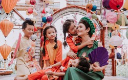 NSND Minh Châu đón Trung thu bên những nhóc tỳ đáng yêu