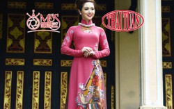 Biến tấu áo dài từ họa tiết gốm Phù Lãng