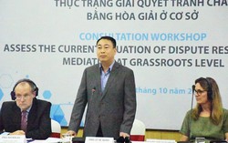 Giải quyết tranh chấp bằng hoà giải ở cơ sở thành công hơn 80%