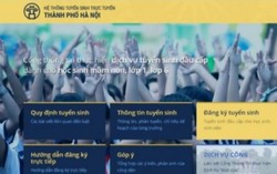 Cách đăng ký tuyển sinh trực tuyến 