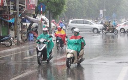 Bắc Bộ đón mưa lớn, chấm dứt nắng nóng, Trung Bộ vẫn nắng nóng gay gắt