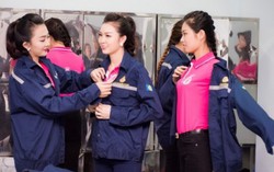 Thí sinh Hoa hậu Việt Nam nghiên cứu về hầm mỏ
