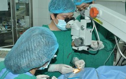 Giác mạc hiến tặng của bé Vân Nhi đã được ghép cho 2 bé khác