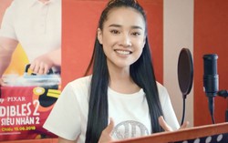 Nhã Phương lần đầu lồng tiếng phim hoạt hình 'Gia đình siêu nhân 2'