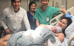 Ngọc Lan-Thanh Bình đón con đầu lòng trên đất Mỹ
