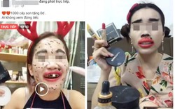 Phụ nữ tự làm mình xấu xí khi livestream bán hàng