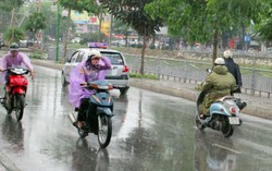Có thể mưa dông vào chiều và đêm mai giải tỏa nắng nóng gay gắt ở miền Bắc