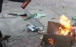 Bình cứu hỏa mini khó dập đám cháy