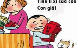 Xử lý thế nào khi con khư khư giữ tiền lì xì?