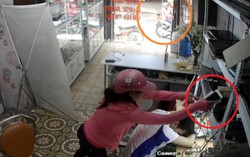 Truy tìm người phụ nữ trộm 3 chiếc iPhone tại cửa hàng máy tính