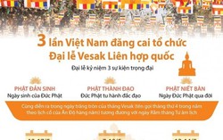 Ba lần Việt Nam đăng cai tổ chức Đại lễ Vesak Liên hợp quốc