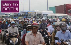 TPHCM: Hàng loạt tuyến đường tê liệt suốt đêm qua đến chiều tối nay