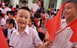 Những khoảnh khắc tươi vui trong buổi sáng khai giảng 5/9/2018