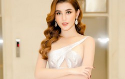 Huyền My diện đầm xẻ táo bạo, khoe vóc dáng gợi cảm