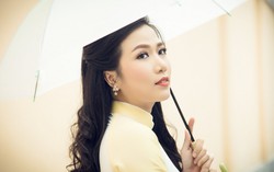 Diễn viên Thùy Dương khoe vẻ đẹp nền nã với áo dài