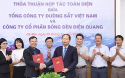 Hợp tác nghiên cứu các sản phẩm chiếu sáng đường sắt