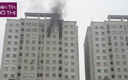Cháy ở chung cư Văn Khê Hà Đông, dân hoảng hốt tháo chạy
