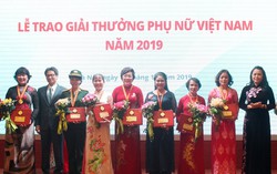 Sáng nay, trao Giải thưởng Phụ nữ Việt Nam 2019