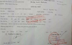 Chẩn đoán bệnh nhân nam sảy thai, bệnh viện giải thích, đánh máy nhầm