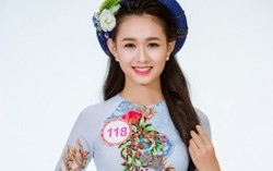 Thí sinh HHVN thu hút trong tà áo dài