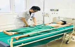 Ngã xe đạp, bé 10 tuổi bị vỡ gan nguy kịch