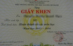 'Quy đổi' giấy khen nhận thưởng cho con 