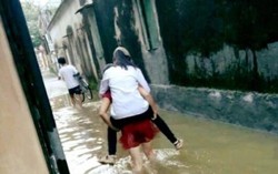 Hình ảnh gây tranh cãi nhất mùa mưa bão