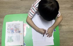 Mới 5 tuổi, con đã phải học bài đến 11 giờ đêm