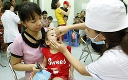 Hà Nội phấn đấu trên 99,8% trẻ em được uống bổ sung vitamin A liều cao