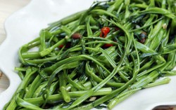 Món ngon cuối tuần: Rau muống chao dầu