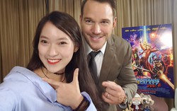 MC nói được 7 thứ tiếng Khánh Vy hỏi tài tử Mỹ 1 câu bất ngờ 