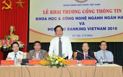 Khai trương Cổng Thông tin Khoa học và Công nghệ ngành Ngân hàng