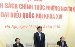 Danh sách ứng cử viên ĐBQH khóa XIV
