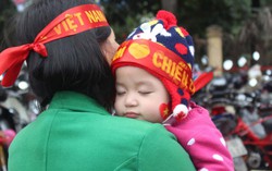 Cùng ngắm bộ ảnh của CĐV nhí siêu đáng yêu