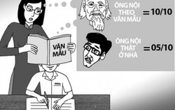 Chuẩn bị thi vào 10, học sinh lớp 9 Hà Nội cắm cúi học thuộc văn mẫu