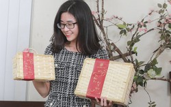 Hộp quà tặng mây tre đan 'gây sốt' thị trường Tết 2019