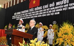 Cử hành trọng thể Lễ truy điệu và đưa tang nguyên Tổng Bí thư Đỗ Mười
