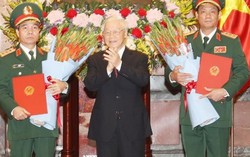 Chủ tịch nước thăng quân hàm Thượng tướng cho hai sỹ quan quân đội