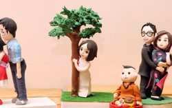 Đặt tượng phiên bản tí hon bằng đất sét