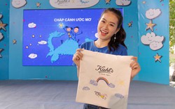 Á khôi Miss Photo Thạch Thảo vẽ tranh kêu gọi giúp đỡ trẻ em đường phố